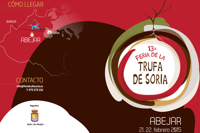 The Truffle Fair of Soria celebrates its 14th edition and will be held in Abejar on 20 and 21 February 2016